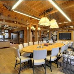 Интерьер элитного деревянного особняка Интерьер деревянного особняка