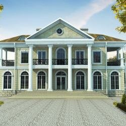 Коттедж в в стиле Ар-Деко (Art deco) Коттедж в в стиле Ар-Деко (Art deco)