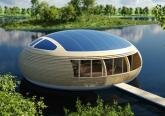Экологичный дом на воде 